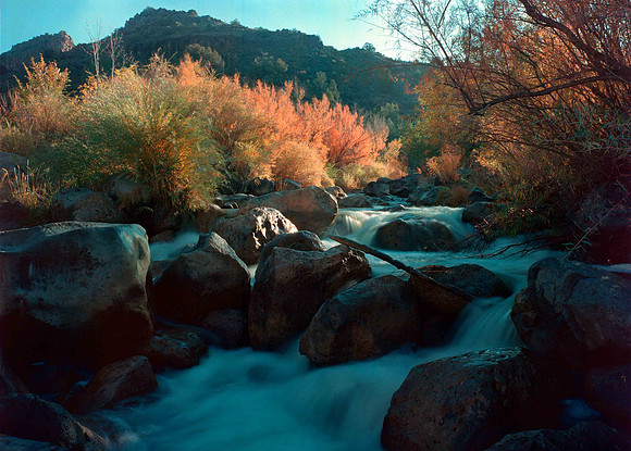 Flaming Waterfall